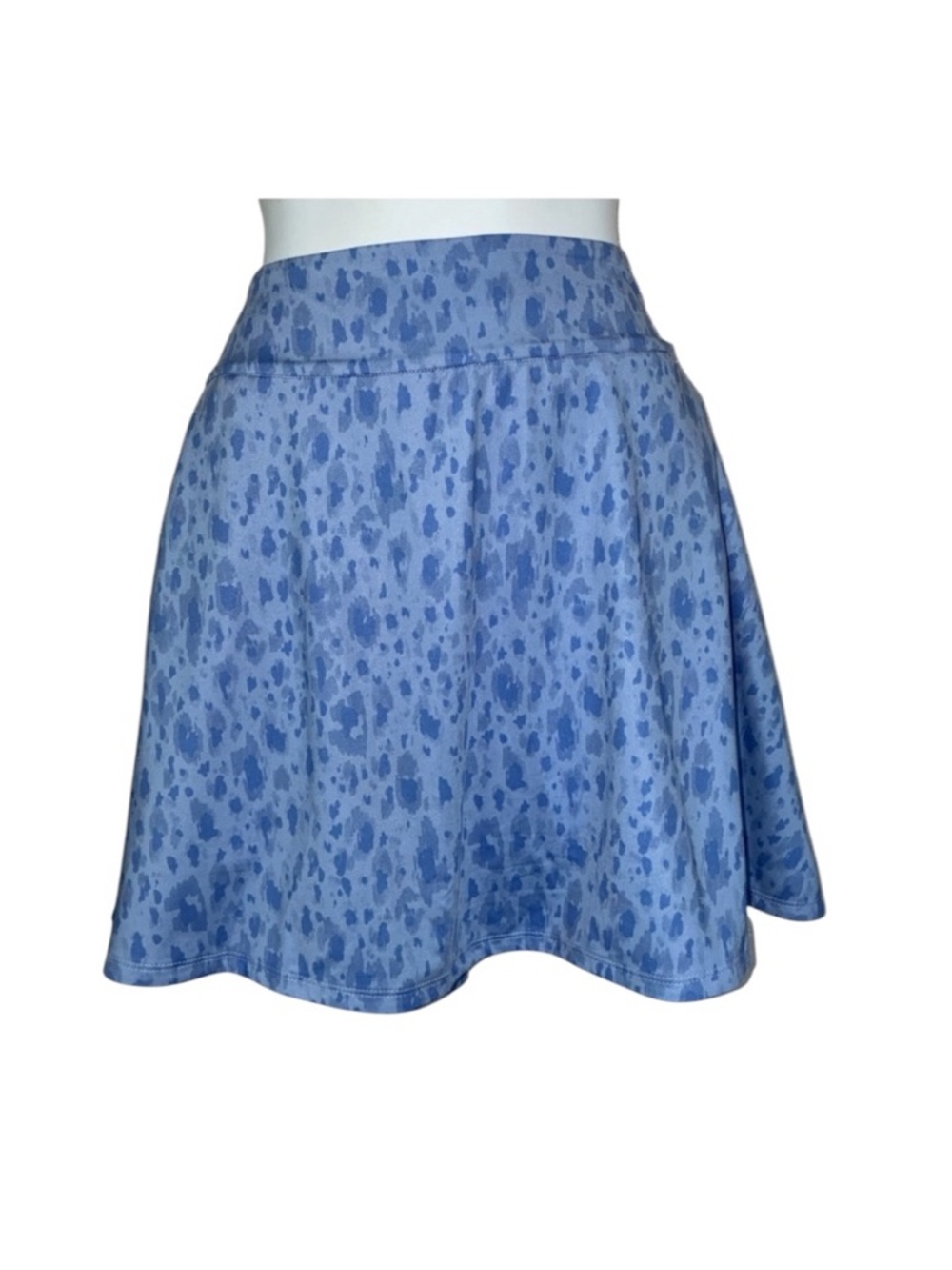 adidas Skirt Skort women's M, Blue Animal-Print with Shorts, tennis golf M